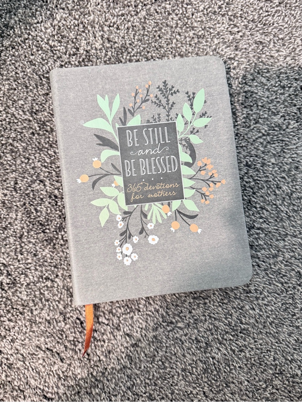 Be Still and Be Blessed Gray Devotional Journal